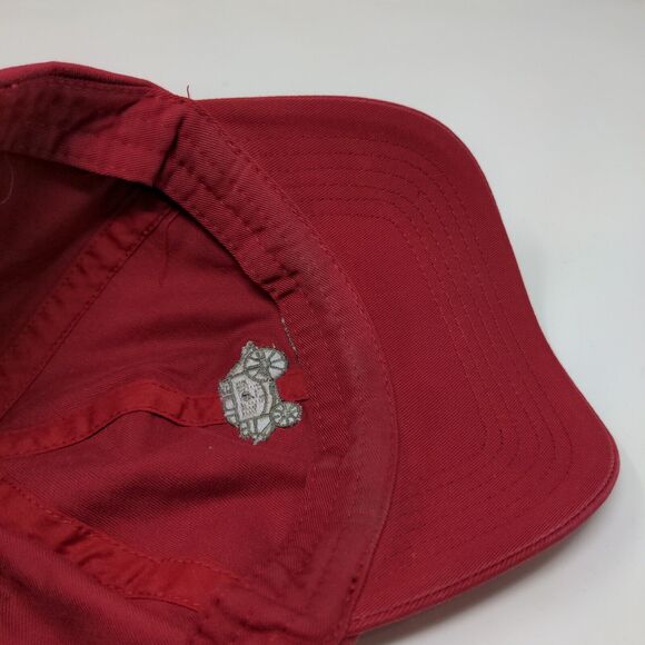 Wells Fargo Mens Slideback Hat Red Adjustable Embroidered Stagecoach Logo - Picture 10 of 12